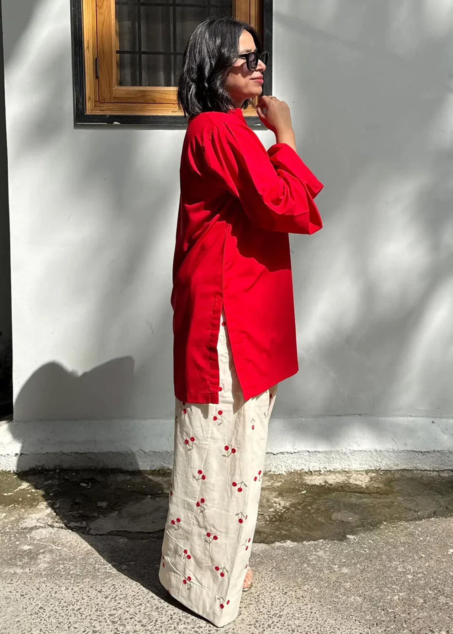 Cherry Whisper Kurta Set