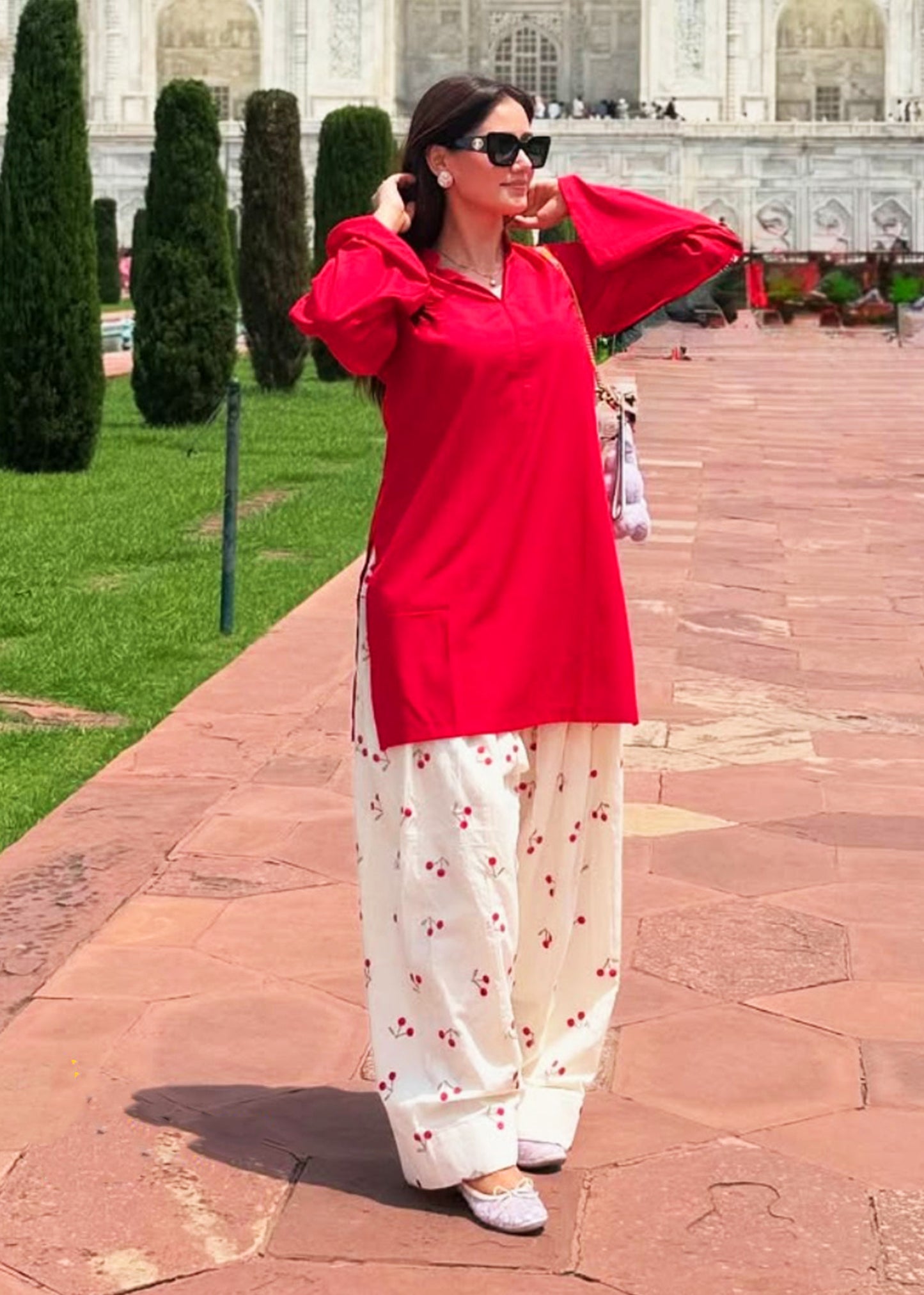 Cherry Whisper Kurta Set